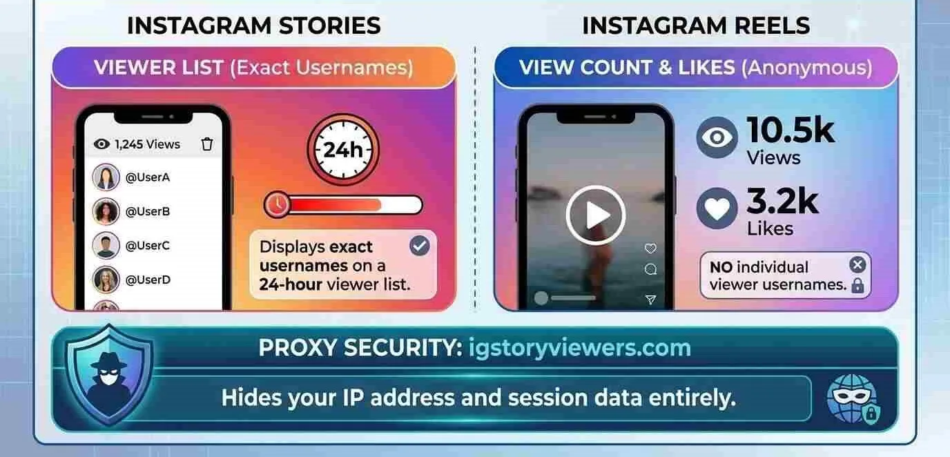 REELS METRICS VS STORY VIEWER LIST