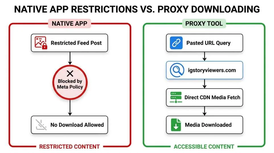  Instagram App vs igstoryviewers Post Downloader