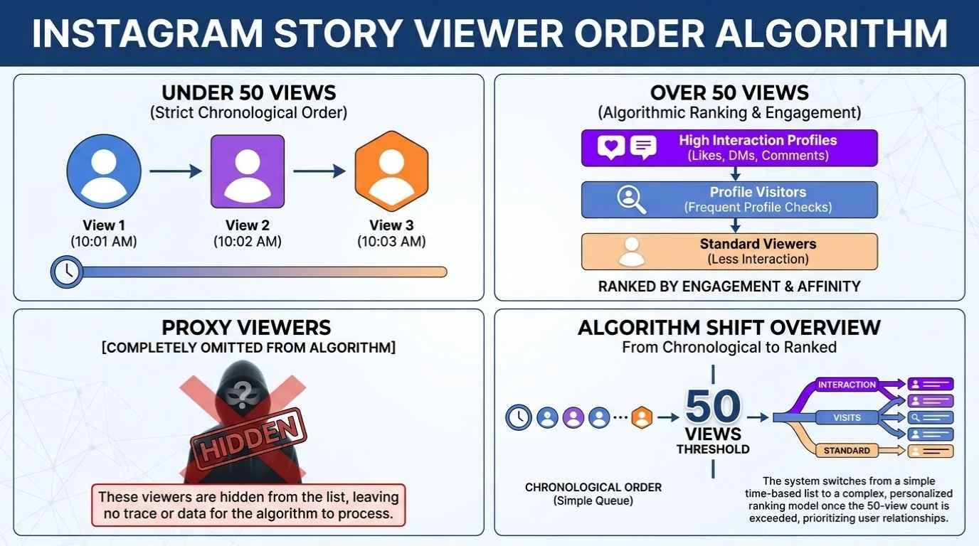 INSTAGRAM STORY VIEWER ORDER ALGORITHM