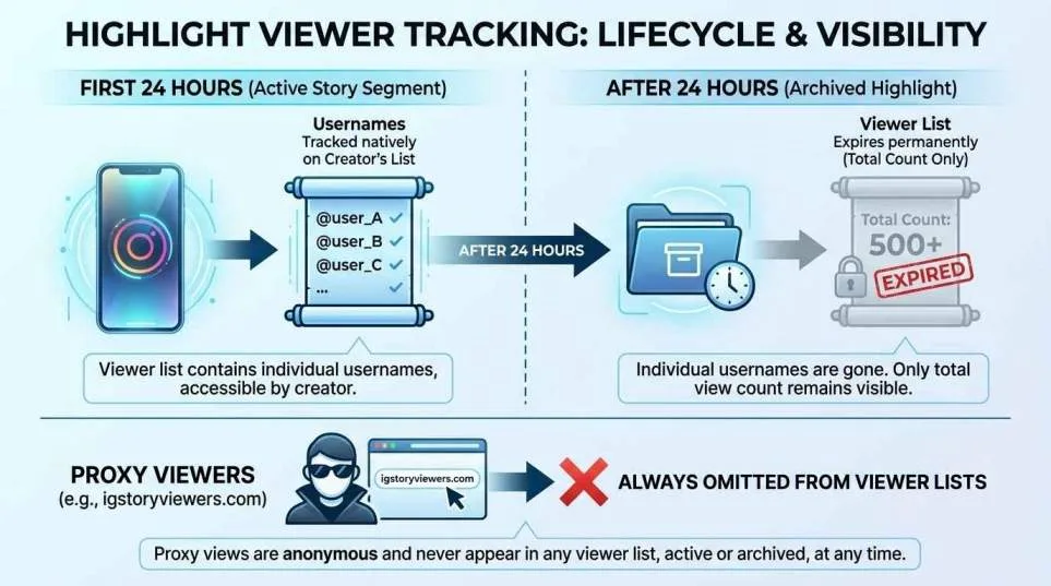 Do Highlights Show Who Viewed Them After 24 Hours