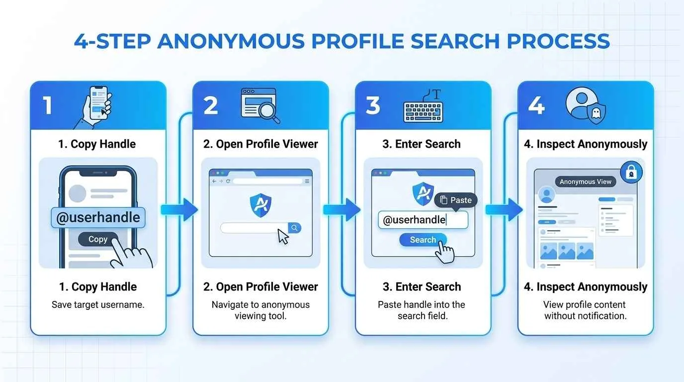  4-STEP PROFILE SEARCH PROCESS