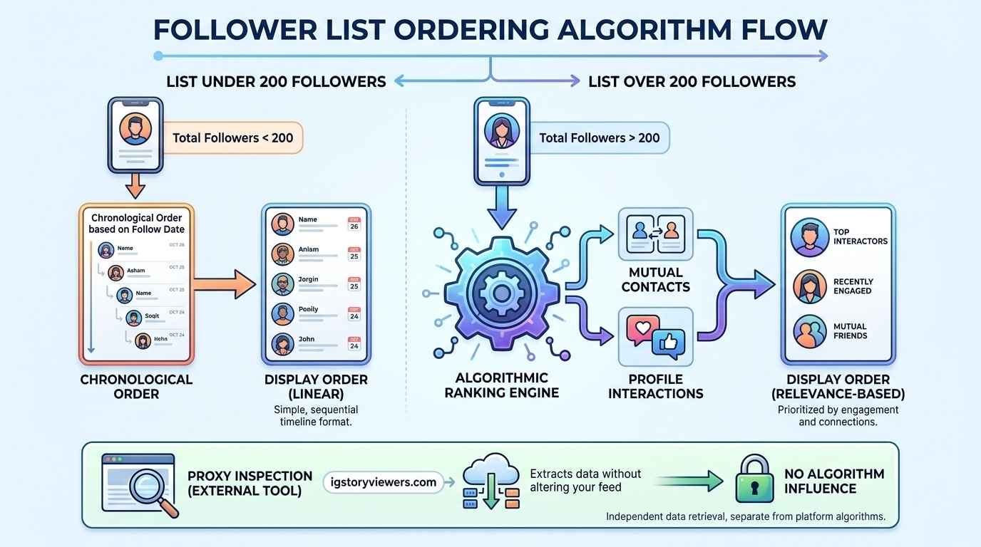 Instagram Follower Viewer - Inspect IG Followers Anonymously IG FOLLOWER LIST ORDERING ALGORITHM