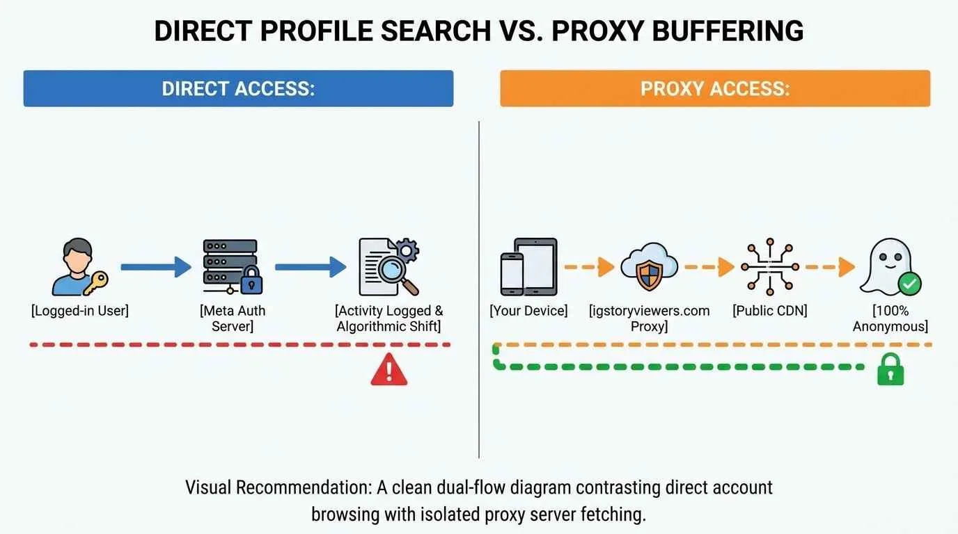 DIRECT PROFILE SEARCH VS. PROXY BUFFERING
